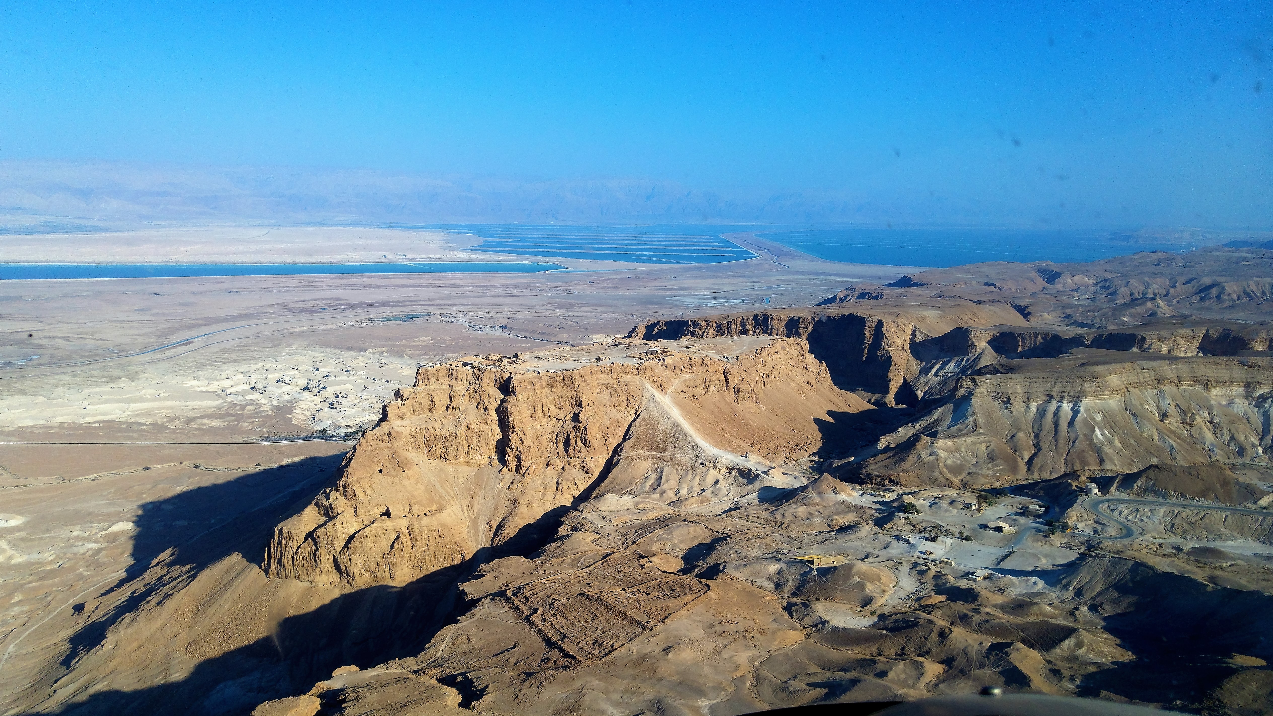 masada aerial photo